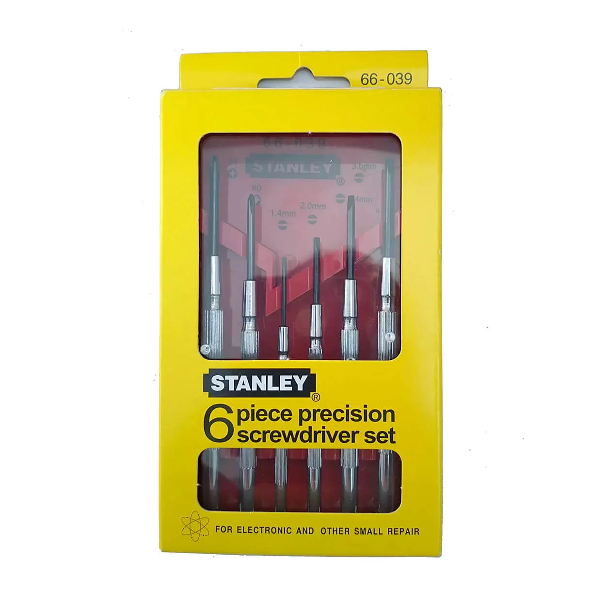 Stanley 6 Pcs Precision Screwdriver Set, 66-039