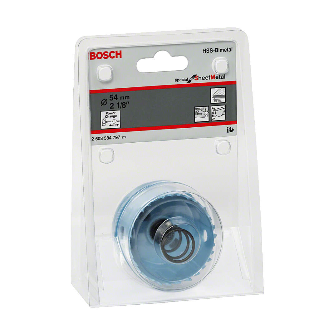 Bosch 54 mm Sheet Metal Power Change Adapter, 2 608 584 797