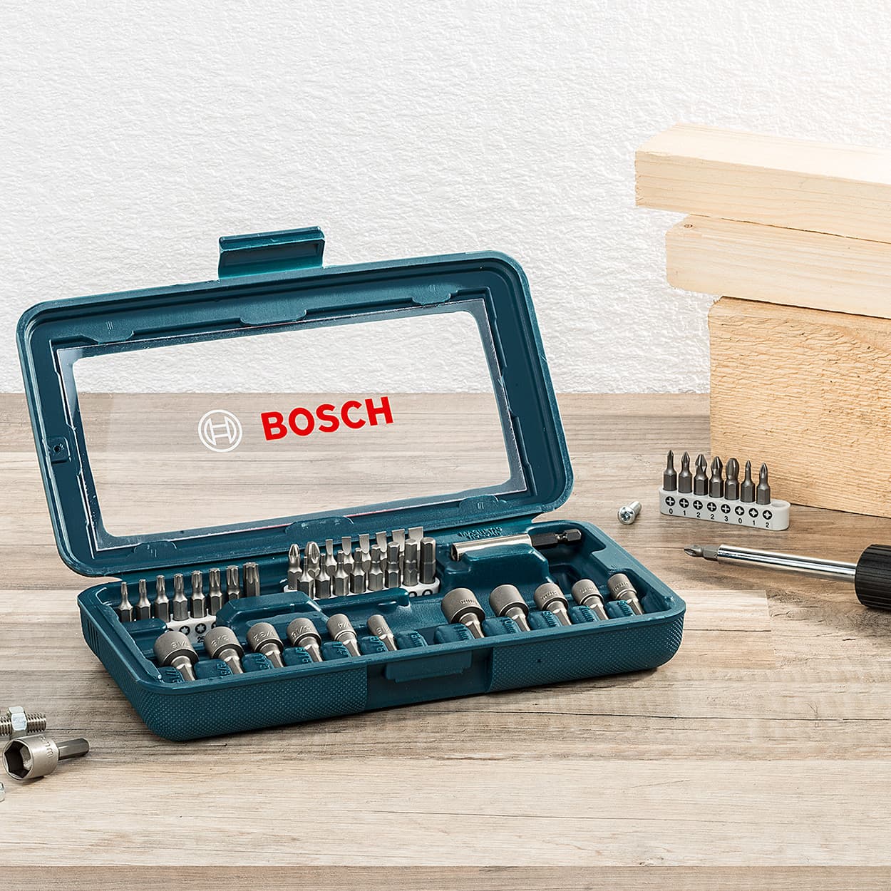 Bosch 46 Pcs Screwdriver Bit Mixed Set, 2 607 017 399