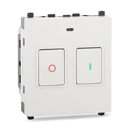 Schneider Electric Zencelo 25 Amp Motor Starter 2 Module Switch (Pack of 10 Pcs), IN8425MS