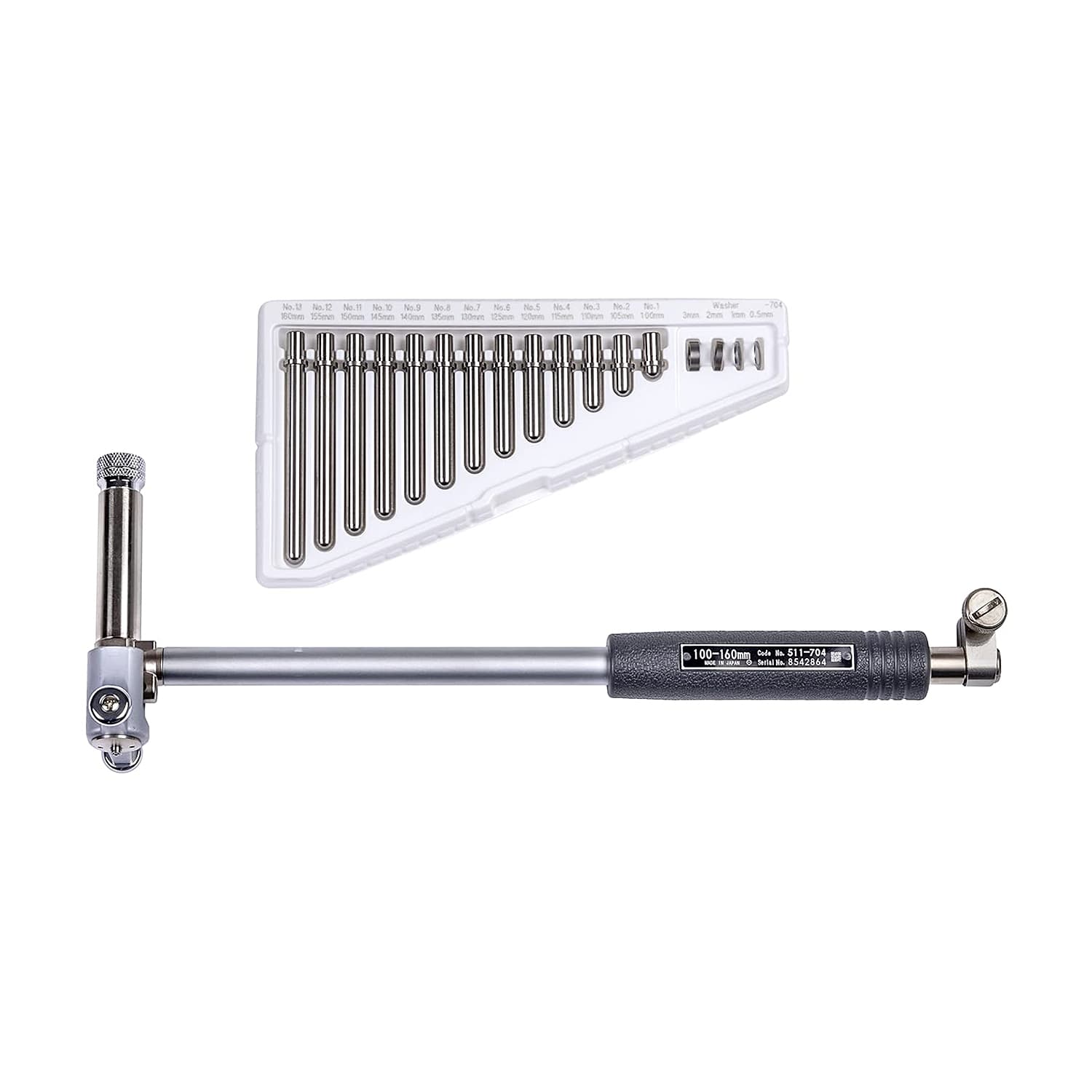 Mitutoyo 100 - 160 mm Standard Bore Gauge Without Dial Indicator, 511-704