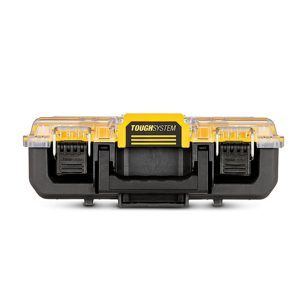 Dewalt Toughsystem 2.0 Half Width Clear Lid Deep Organiser With 6 Removable Deep Cups & 10 Kg Load Capacity, DWST83392-1