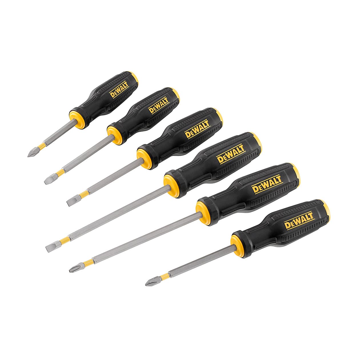 Dewalt 6 Pcs Full Fit Screwdriver Set, DWHT0-62056