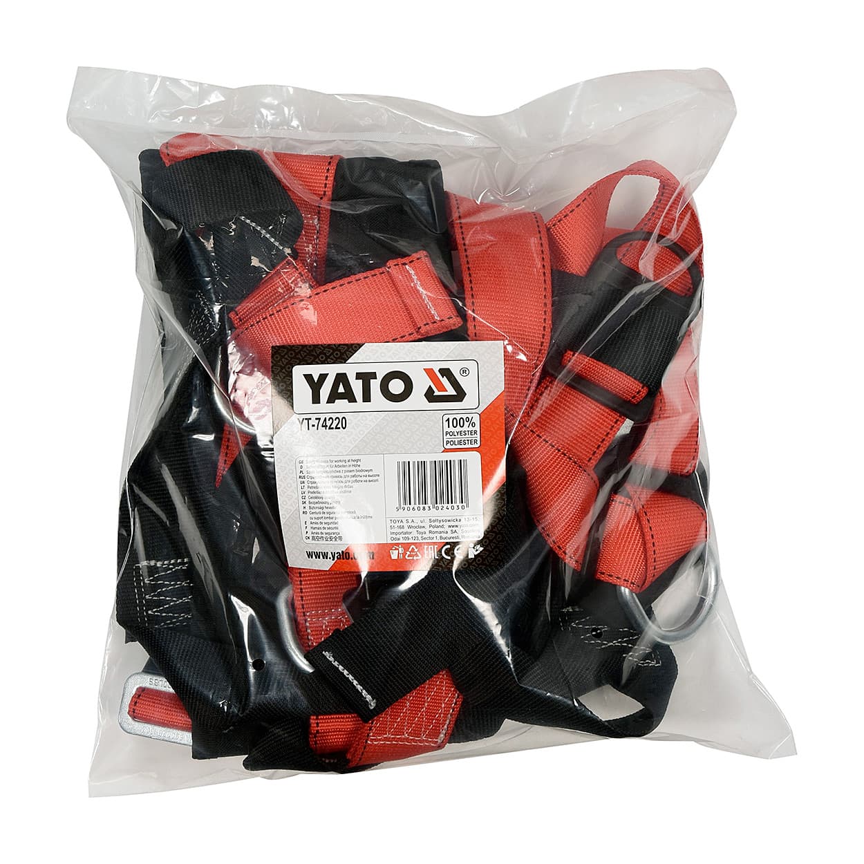 Yato Safety Harness With A Waist Belt, YT-74220
