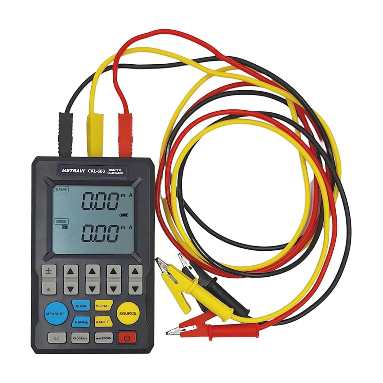 Metravi 4 Digit Hand Held Universal Calibrator With Large LCD Display, CAL-600