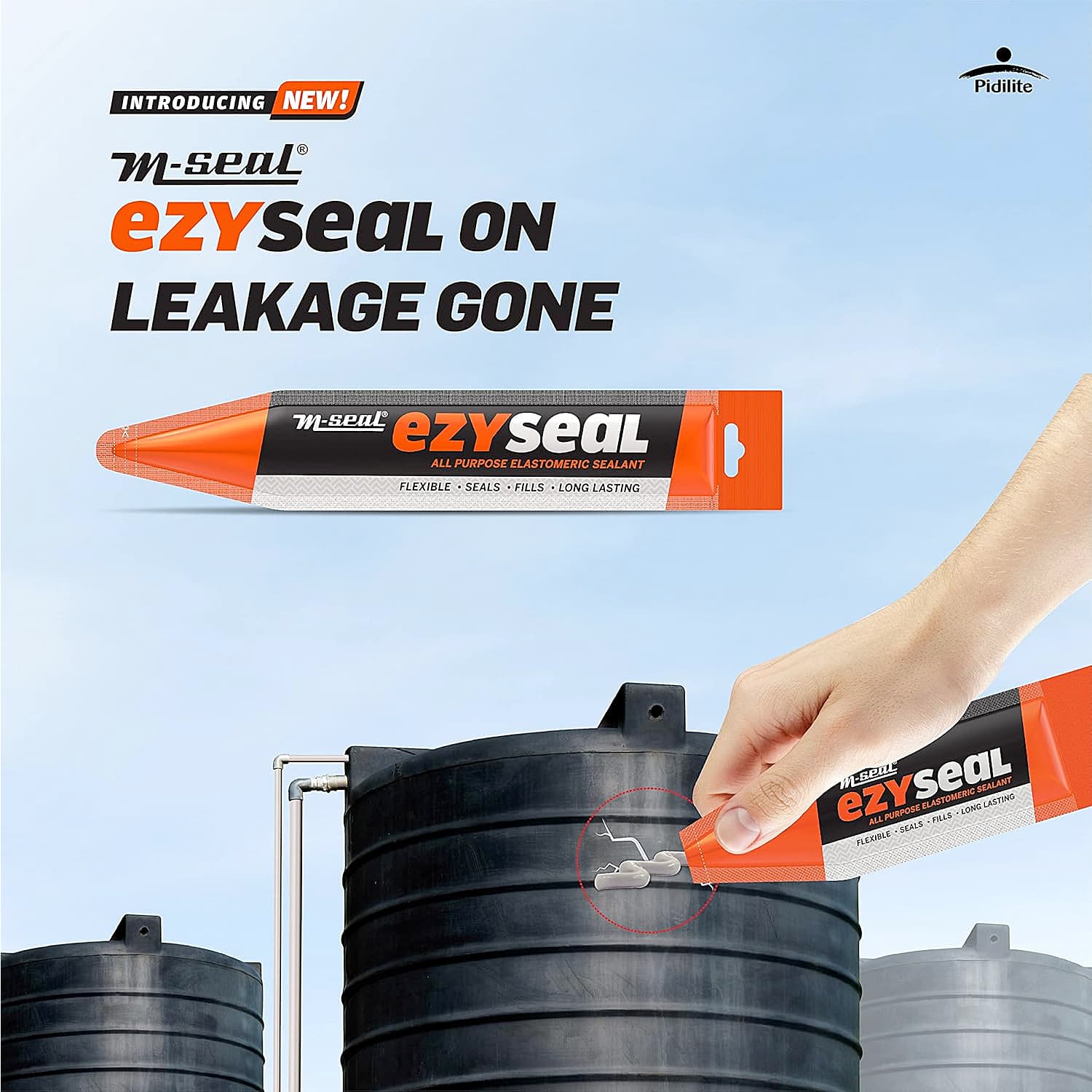 M-Seal Ezyseal 40 gms Elastomeric Sealant (Pack of 10 Pcs)