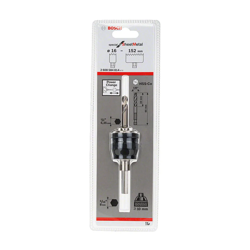 Bosch 8 mm Hex Shank Power Change Adaptor, 2 608 584 814