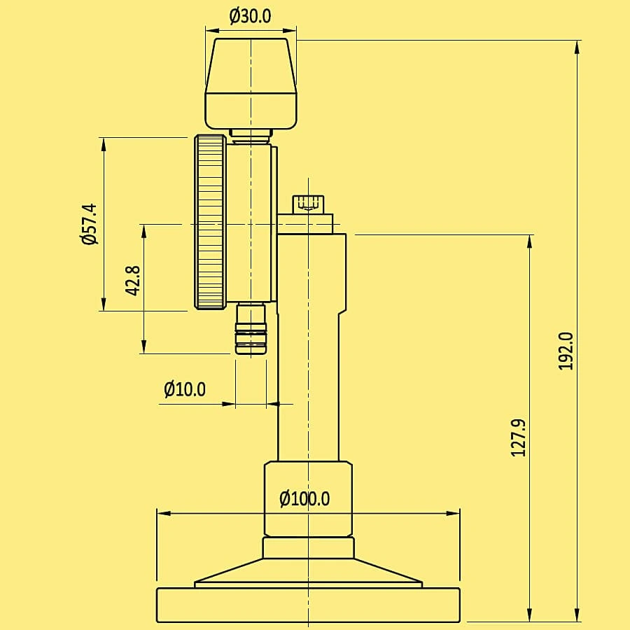 Baker 1 - 10 mm Ball Diameter Checking Gauge, BD01