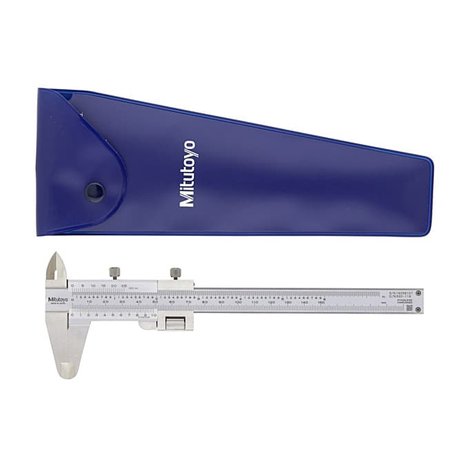 Mitutoyo 130 mm / 5 inch Vernier Caliper With Fine Adjustment, 532-119