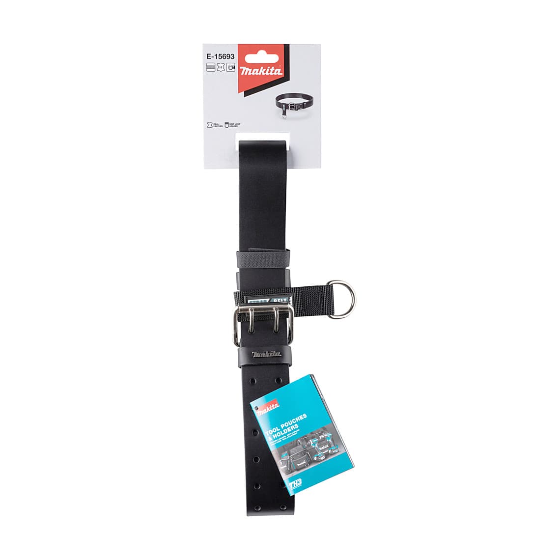 Makita 1380mm Length Ultimate Leather Belt with Loop Holder, E-15693