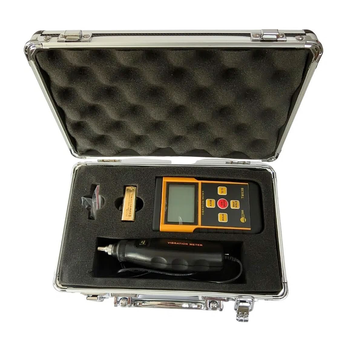 Metravi 0.001 - 1.999mm p-p Displacement Digital Portable Vibration Meter, 908