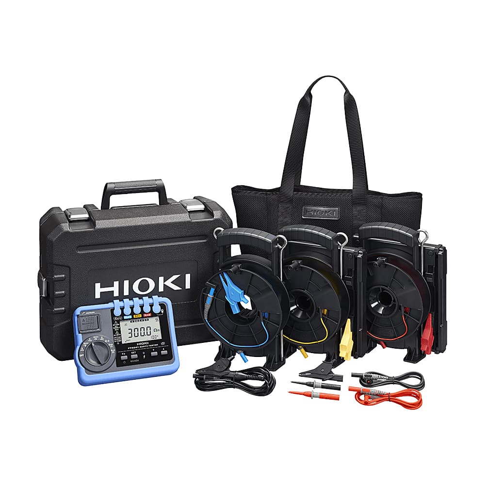 Hioki 0 - 30.0 V rms Digital Earth Tester With Clamp Sensors, FT6041-91