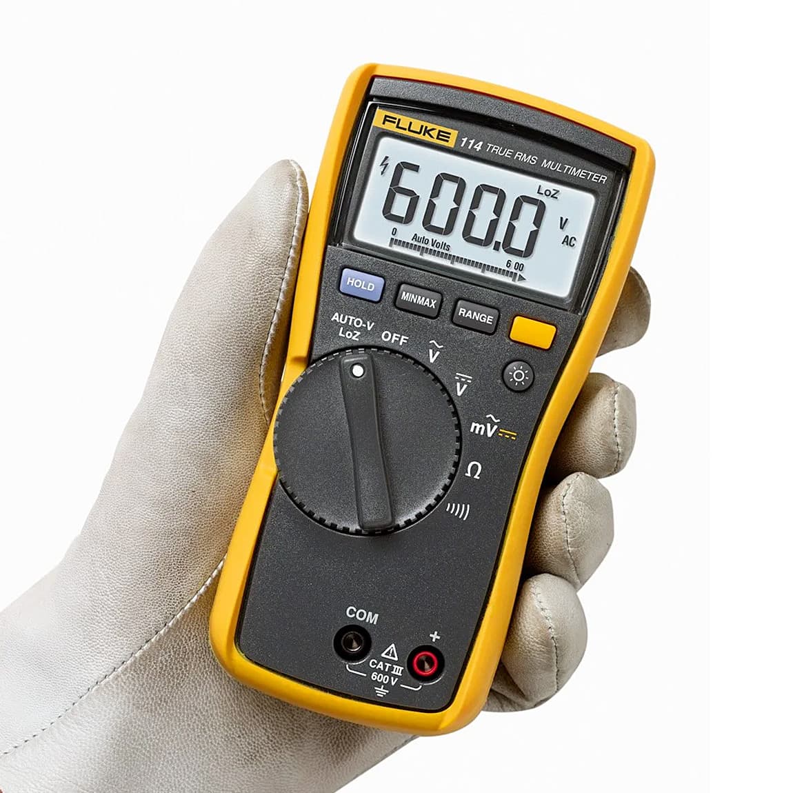 Fluke 114 6000 Counts / 600V True-RMS Electrical Digital Multimeter