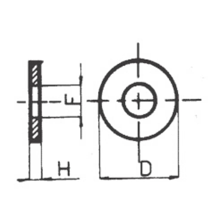 Apex M20 Plain Washer (Pack of 10 Pcs), 925-5