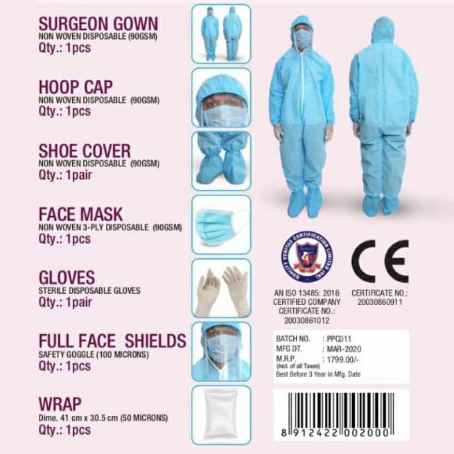 TB Basics Personal Protective Equipment Kit (PPE)