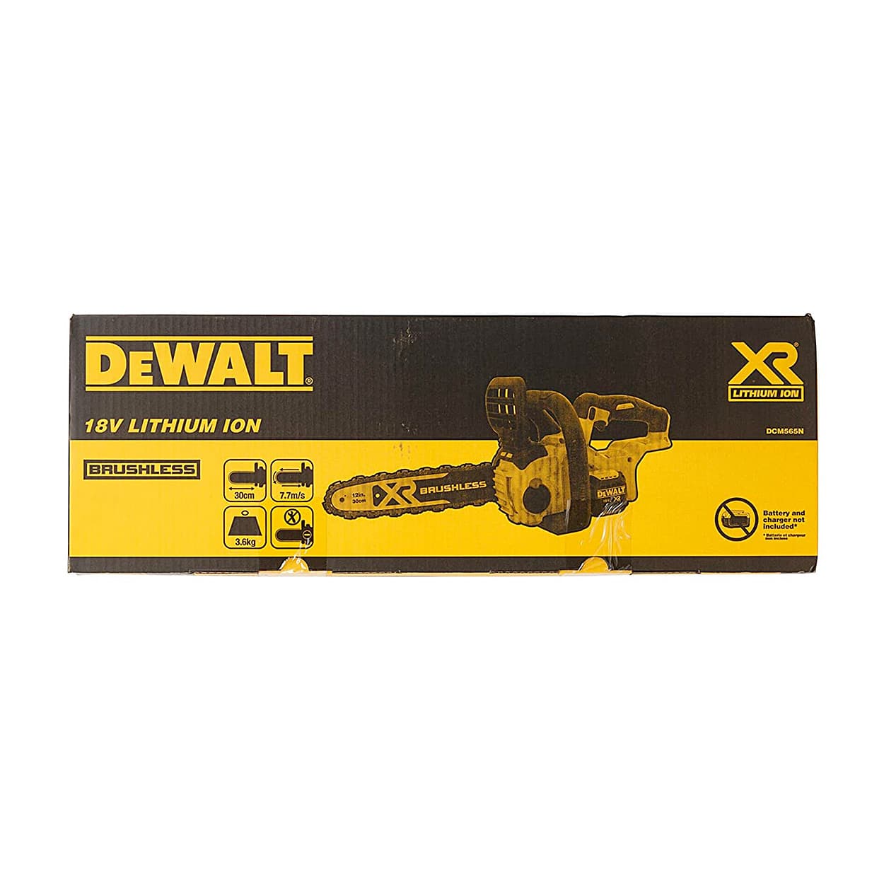 Dewalt 18V / 300mm XR Li-ion Brushless Motor Cordless Chain Saw (Bare), DCM565N-XJ