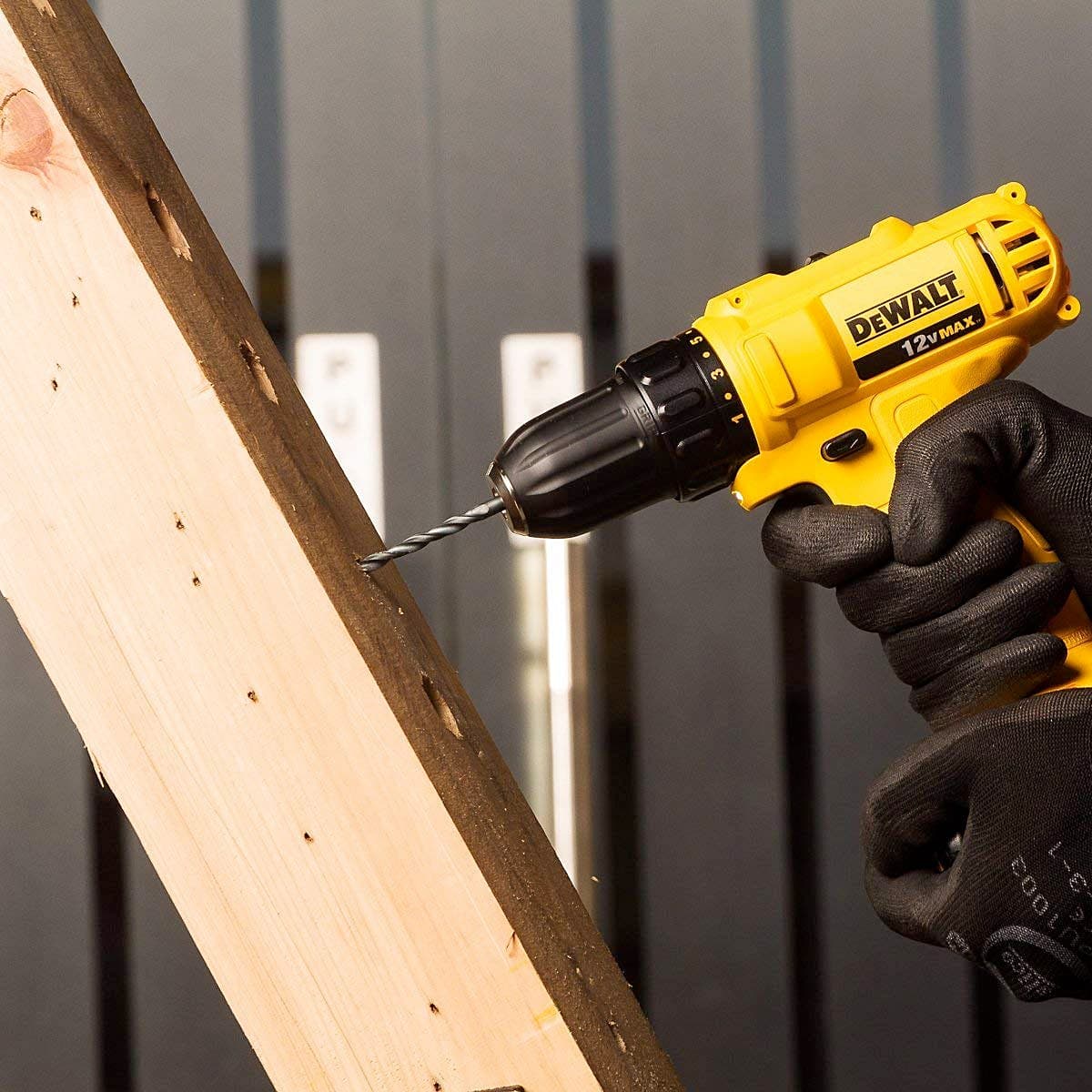 Dewalt 12V / 10mm XR Li ion Cordless Impact Drill Machine Driver With 2x1.3 Ah Batteries & Charger, DCD700C2-IN