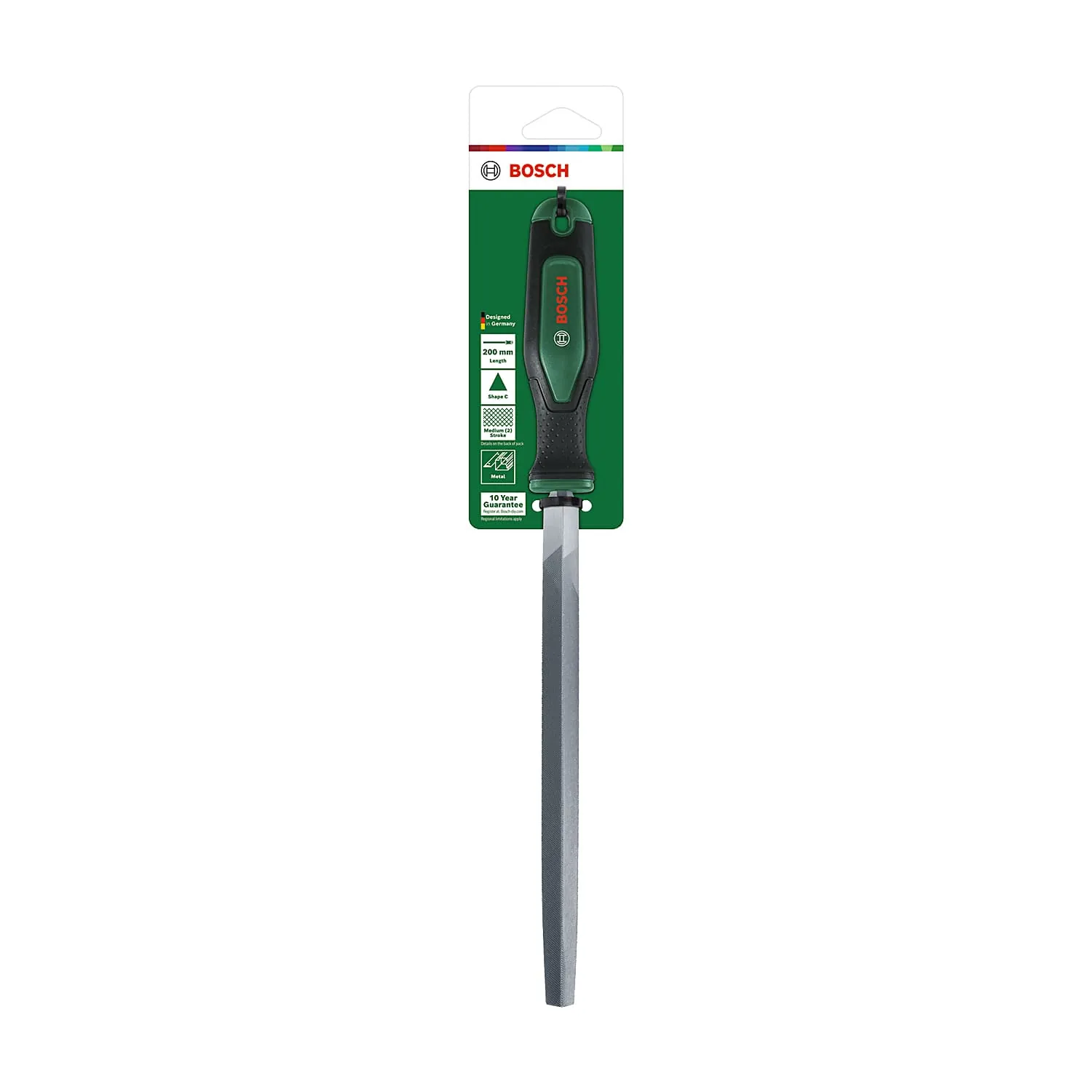 Bosch 200 mm / 8 inch Triangle Metal File, 1 600 A03 DS1