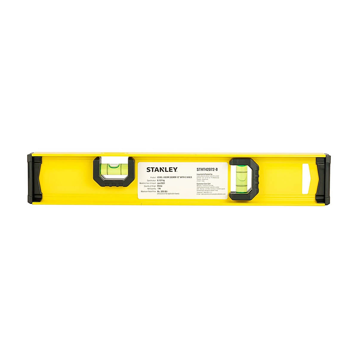 Stanley 30 cm / 3 Vials I-Beam Level, STHT42072-8