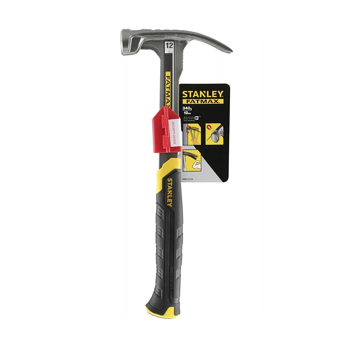 Stanley 340 Gms / 12 Oz Fatmax Xtreme Welded Nailing Rip Claw Hammer, XTHT1-51123