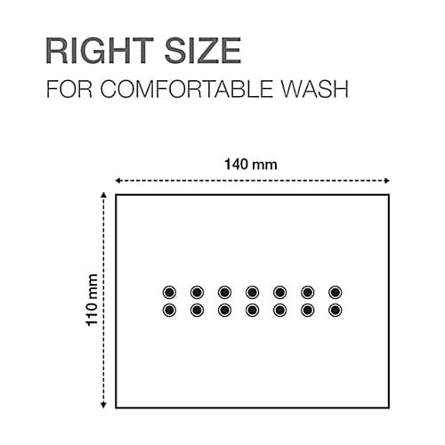Kohler Beitou Moving Water Tile / Body Shower In Polished Chrome Finish (Pack Of 2 Pcs), K-22957T-CP