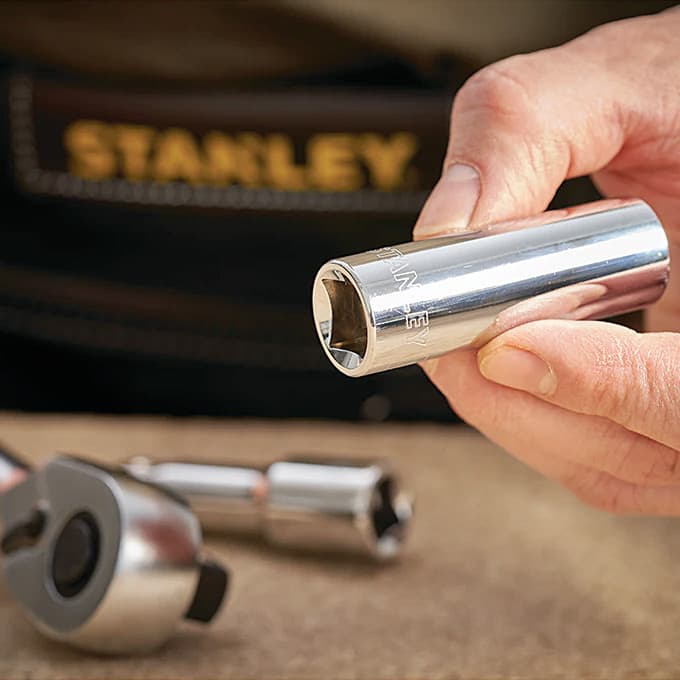 Stanley 21 mm 6PT Spark Plug Socket (1/2 inch Sq.Drive), STMT88994-0