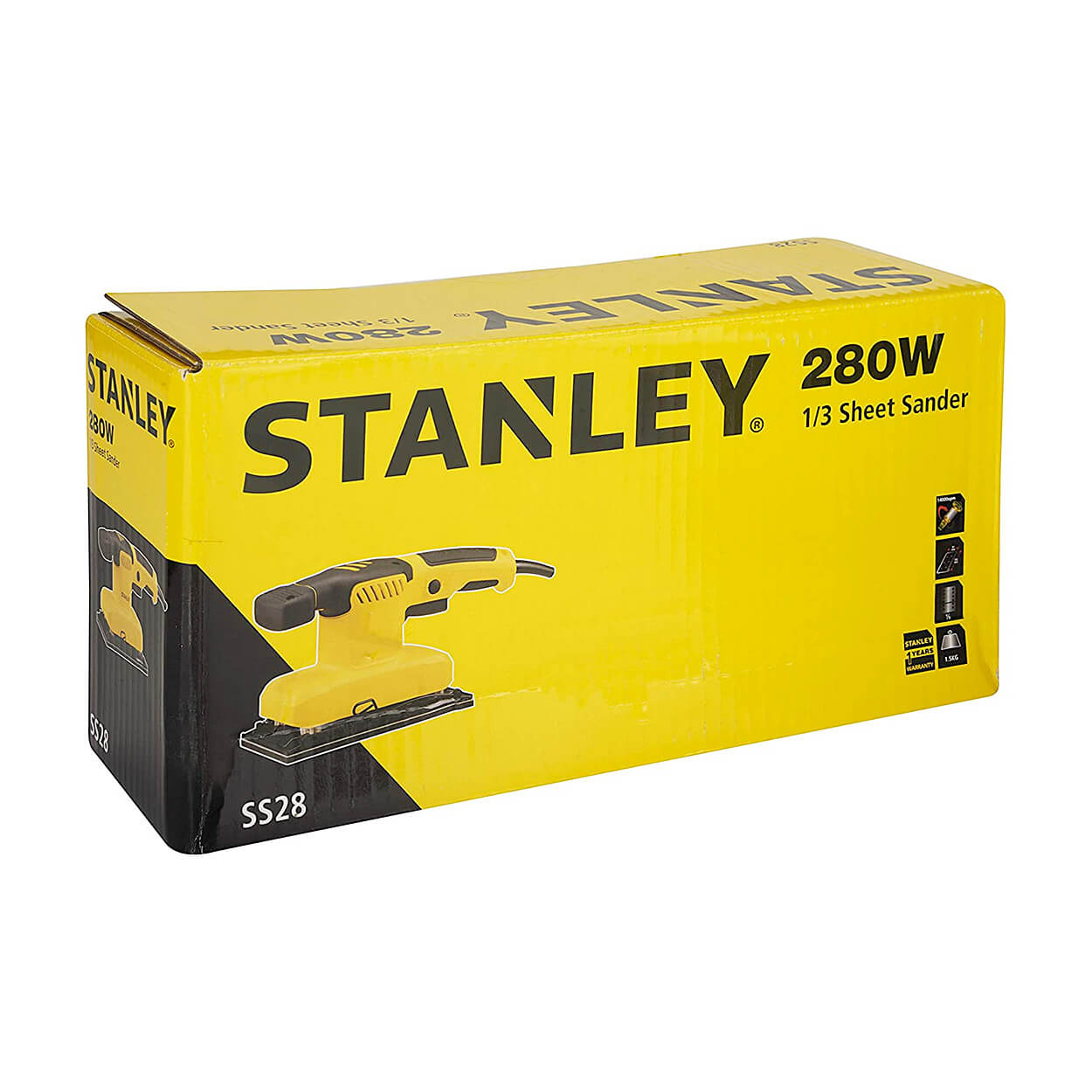 Stanley 91 x 185mm, 1/3rd Sheet Sander, SS28-IN
