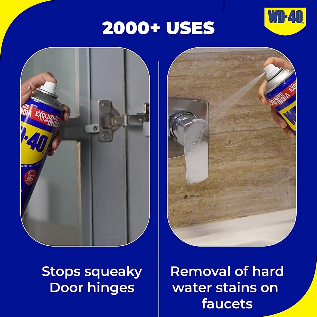 WD-40 500 ml Multipurpose Rust Removal Spray with Smart Straw (Pack of 6 Pcs)