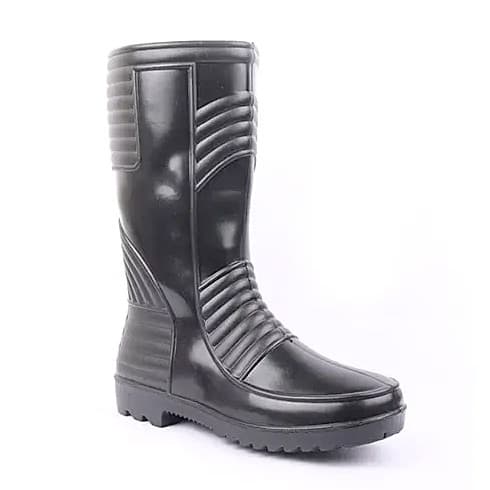 Hillson Welsafe Black Dual Density PVC Safety Rainwear Gumboots