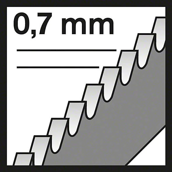 Bosch 92 mm Jigsaw Blades Basic for Metal (T 118 G), 2 608 631 012