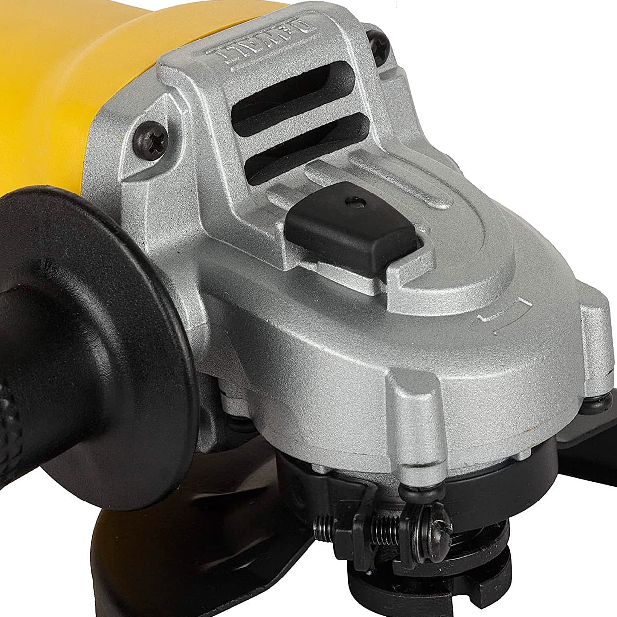 Dewalt 850W / 100mm Heavy Duty Small Angle Grinder with Slider Switch, DW802-IN