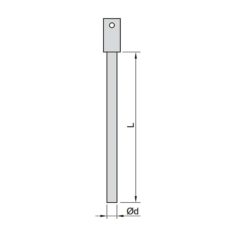 Insize 2.050 mm Dia. Carbide 3-Wires, 7394-75A