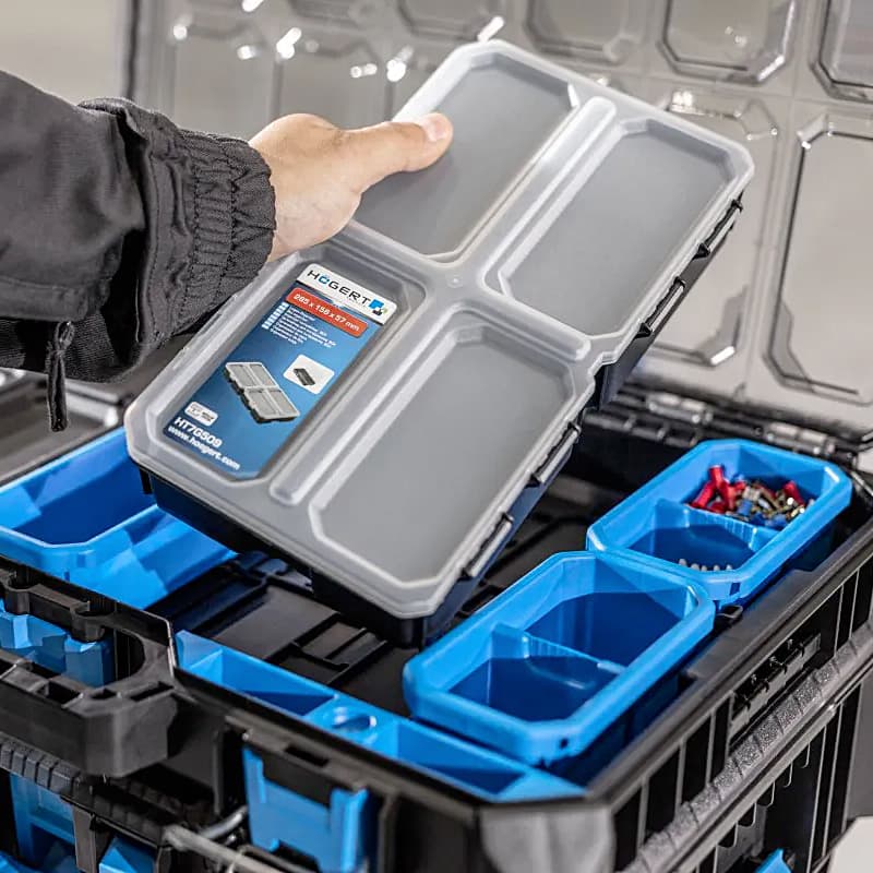 Hogert 543 x 368 x 368 mm Tool Organizer HTM BOX, HT7G509