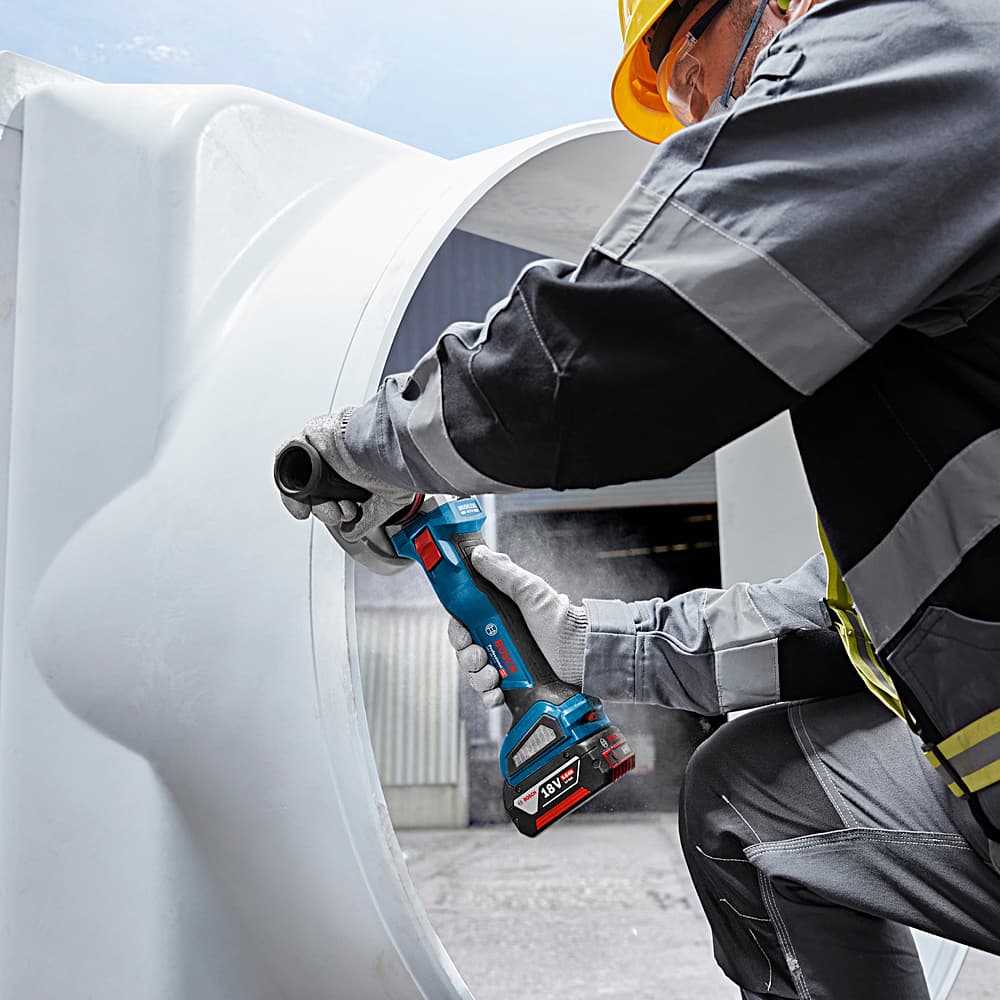 Bosch 100 mm / 4 inch 18V Professional Cordless Angle Grinder, GWS 18V-11 S