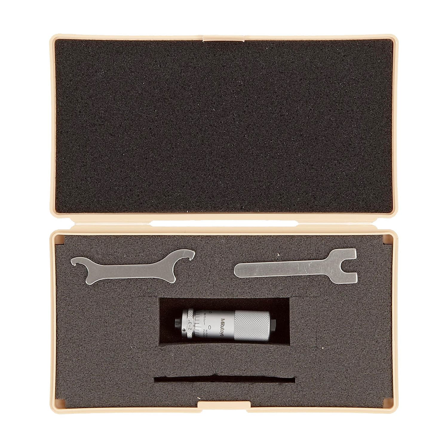Mitutoyo 2 - 3 inch Tubular Inside Micrometer With Spindle Lock, 133-223