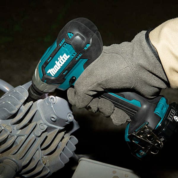 Makita 12V max CXT Li-Ion 145 Nm Cordless Impact Wrench with Charger & 2 Pcs 2.0Ah Batteries, TW141DWAE