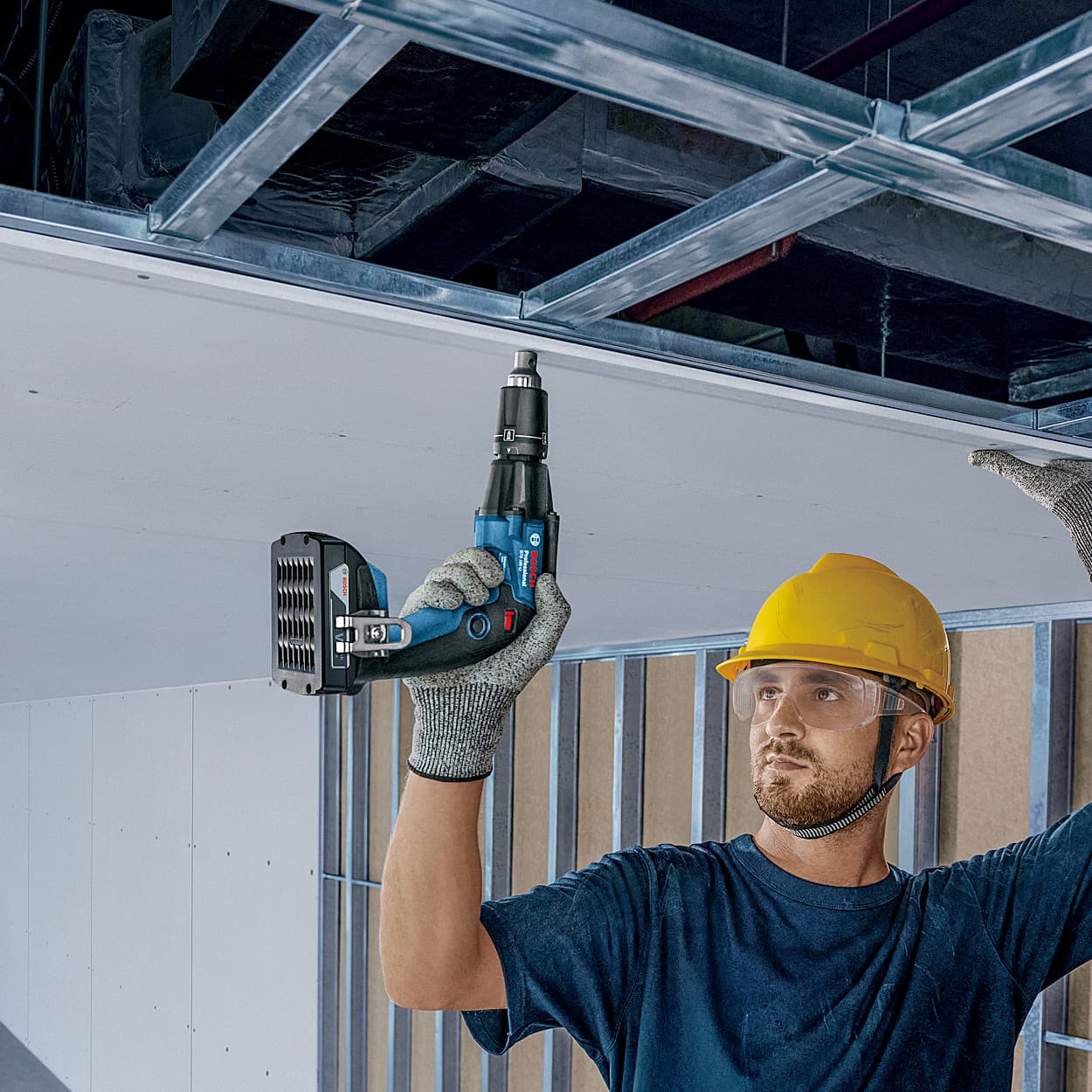 Bosch 18V / 6 mm Professional Cordless Brushless Drywall Screwdriver, GTB 185-LI (Solo)