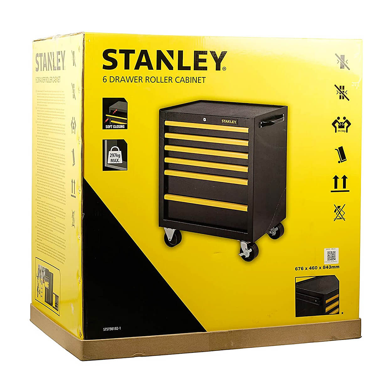Stanley 26 inch / 6 Drawer Roller Cabinet, STST98182-1