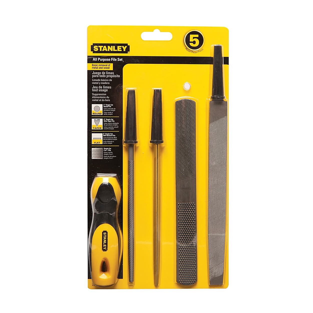 Stanley All Purpose File Set (Pack Of 5 Pcs), 22-314