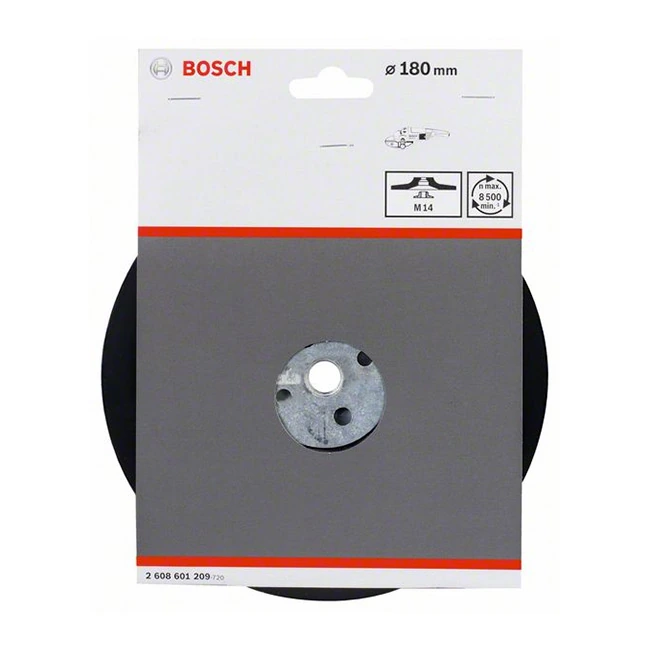 Bosch 180 mm Backing Pads For Fibre Sanding Discs, 2 608 601 209