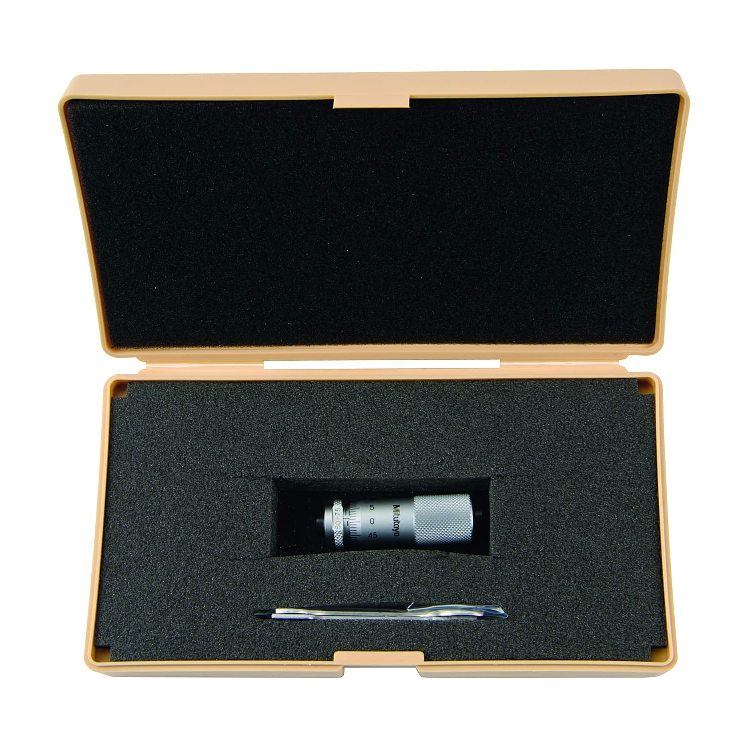 Mitutoyo 50 - 75 mm Tubular Inside Micrometer Without Spindle Lock, 133-143