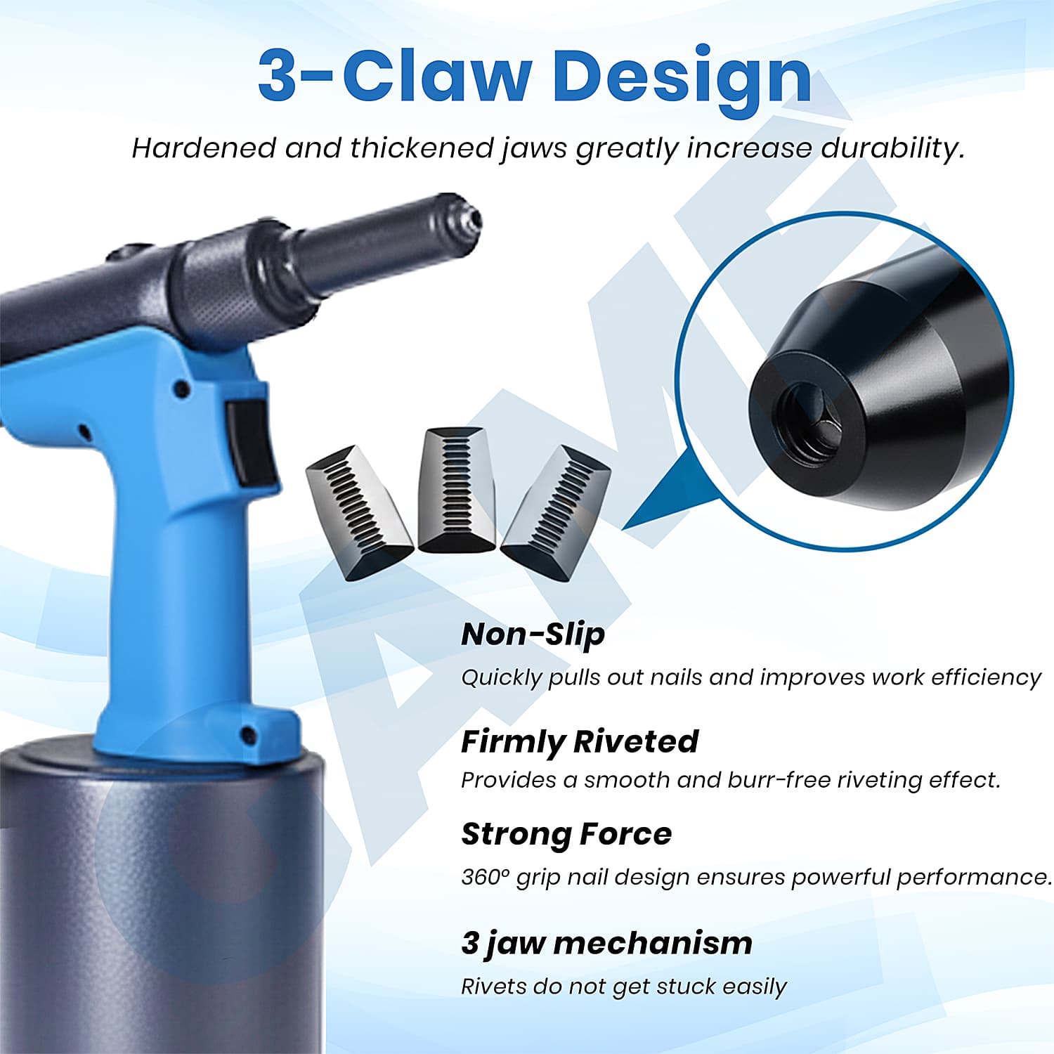 Game 4.8 - 6.4 mm Air Hydraulic Riveter, PR-2523