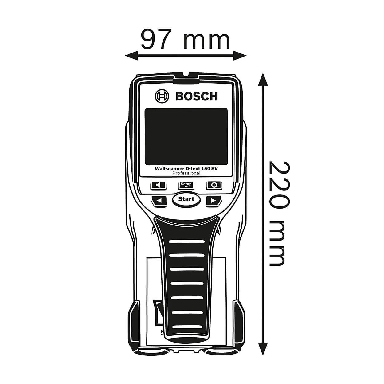 Bosch Professional Wall Scanner, D-tect 150 SV