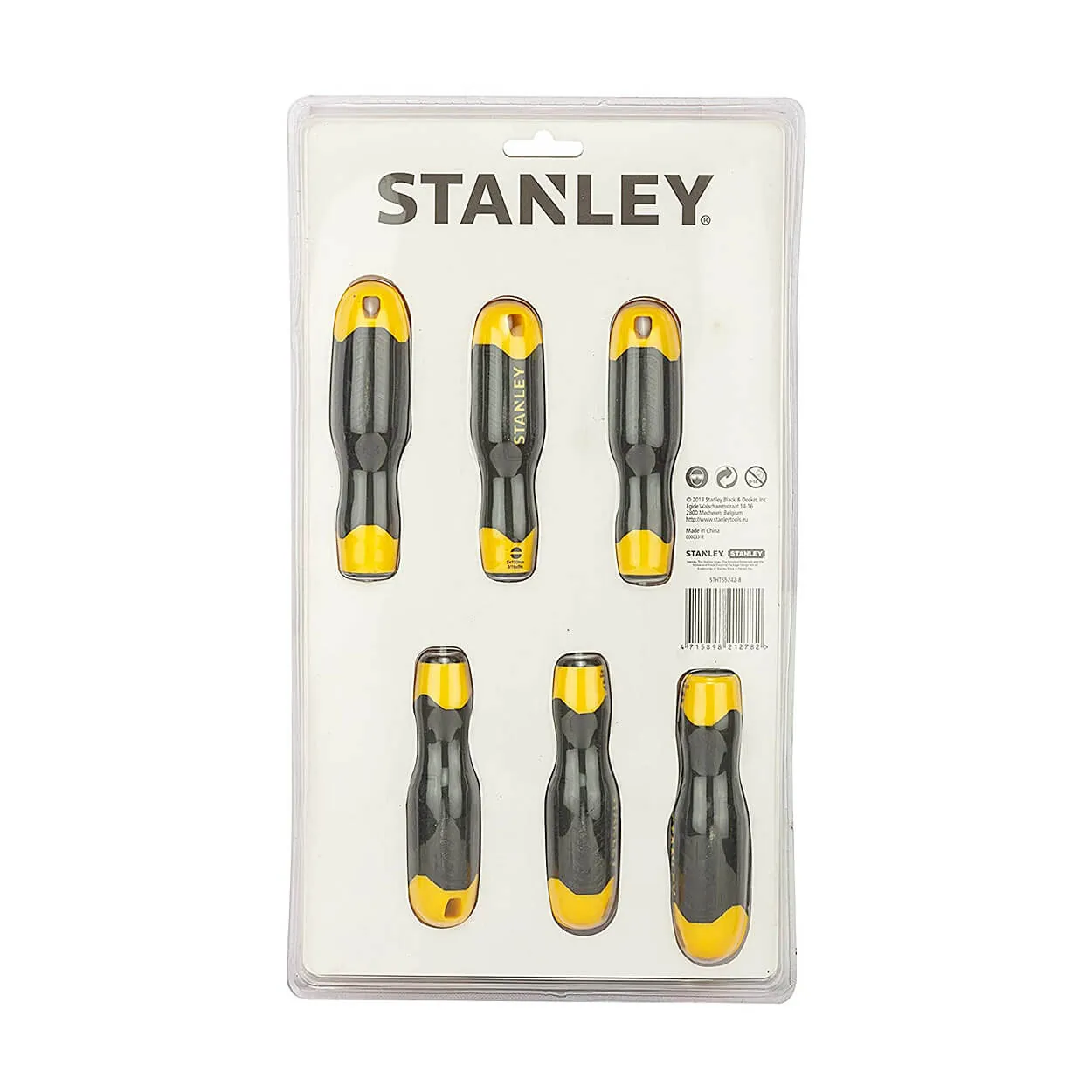 Stanley 6 Pcs Cushion Grip Screwdriver Set, STHT65242-8