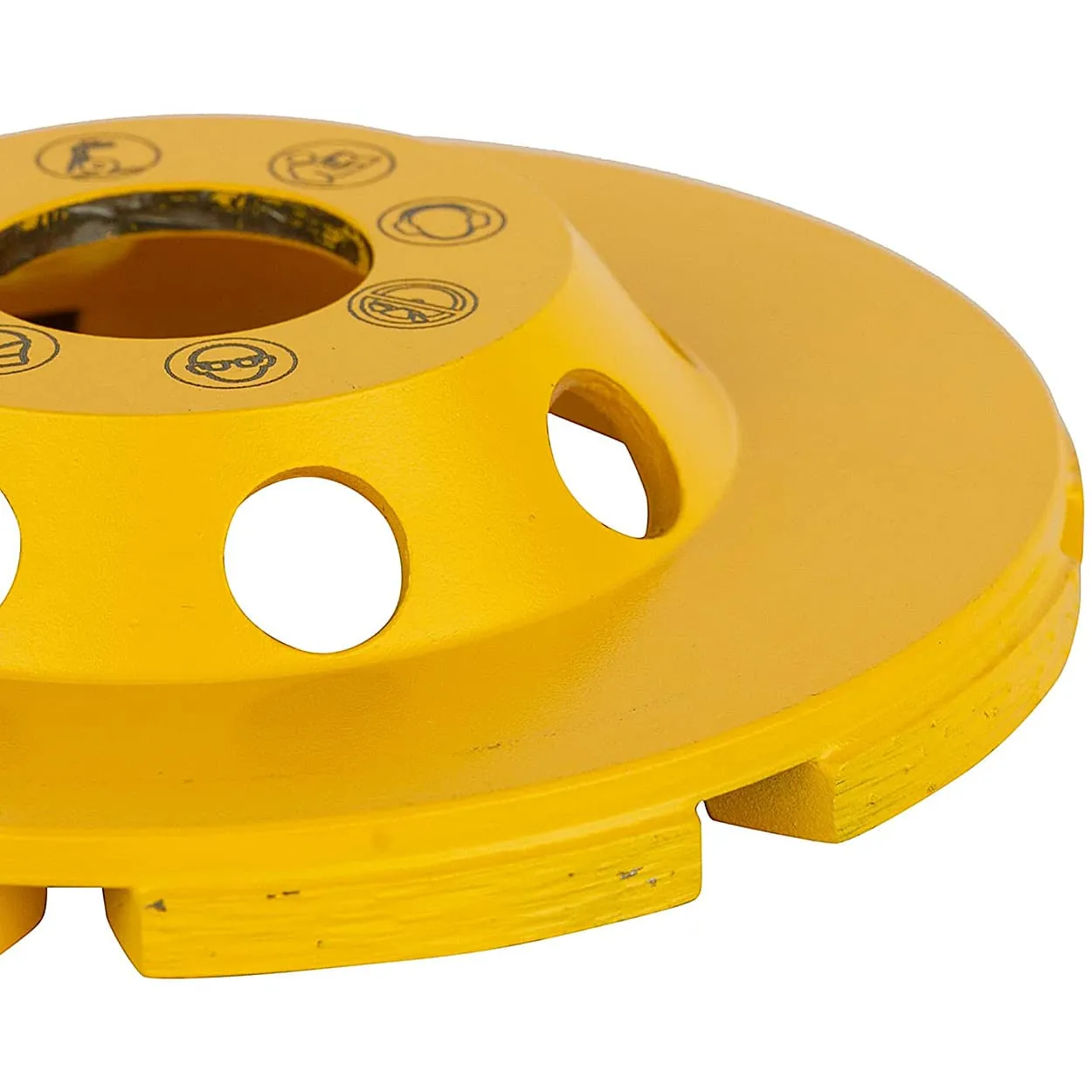 Dewalt 4 inch / 100 mm Double Row Diamond Cup Grinding Wheel For Angle Grinders, DW4772T-AE
