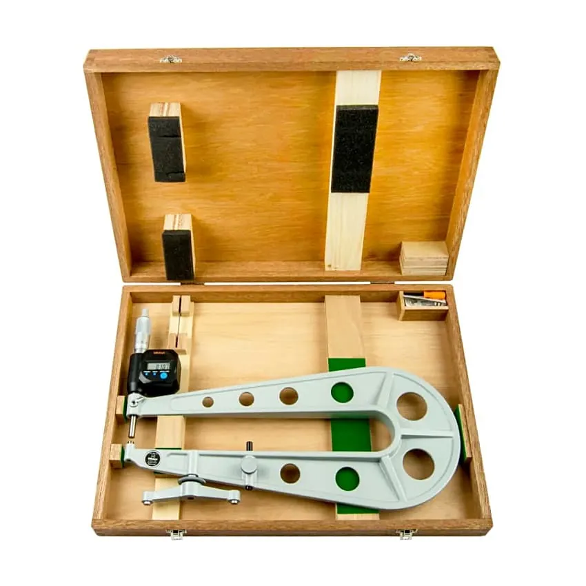 Mitutoyo 0 - 25 mm Digital Sheet Metal Micrometer (Type A), 389-514