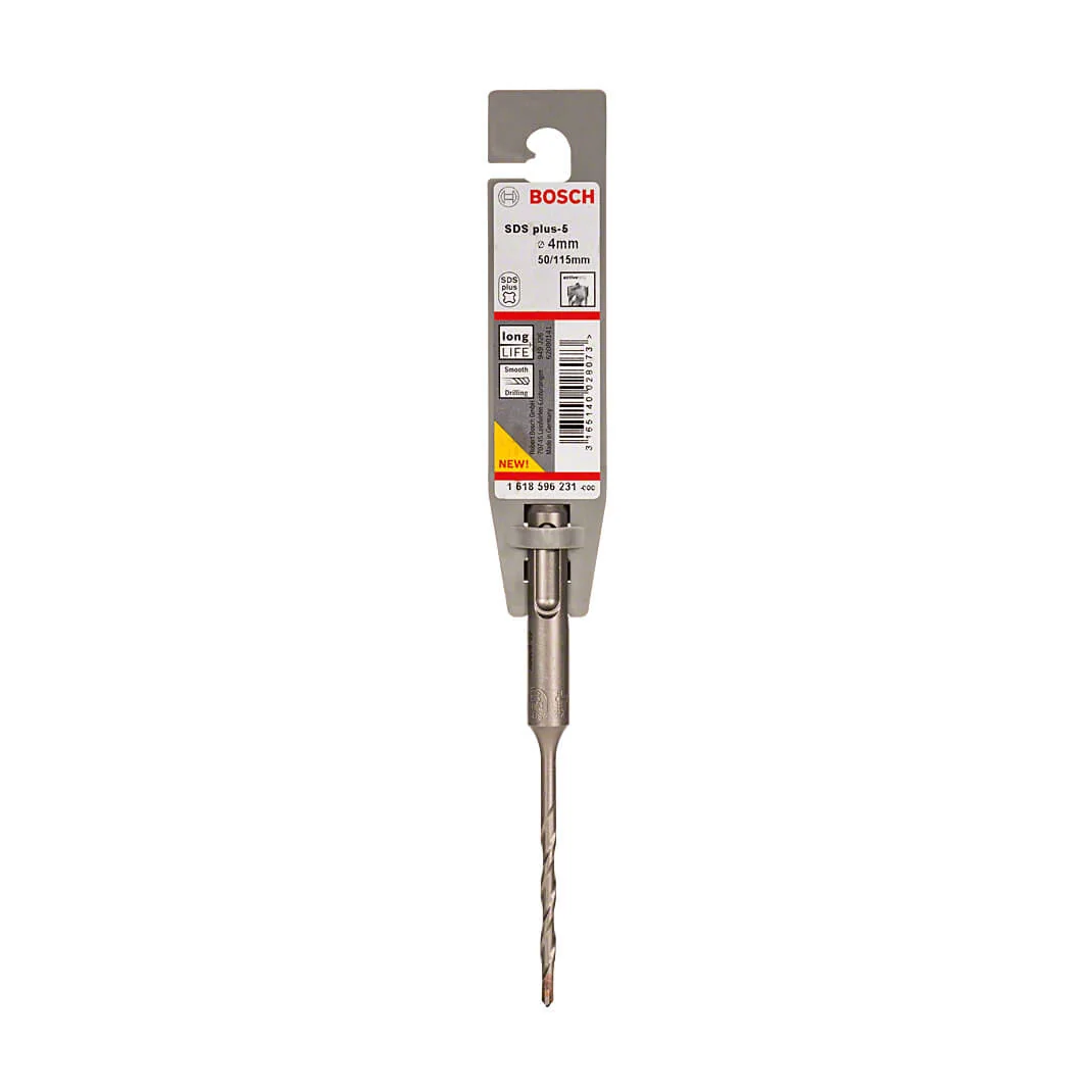 Bosch 4.00 x 115 mm SDS Plus-5 Drill Bits, 1 618 596 231