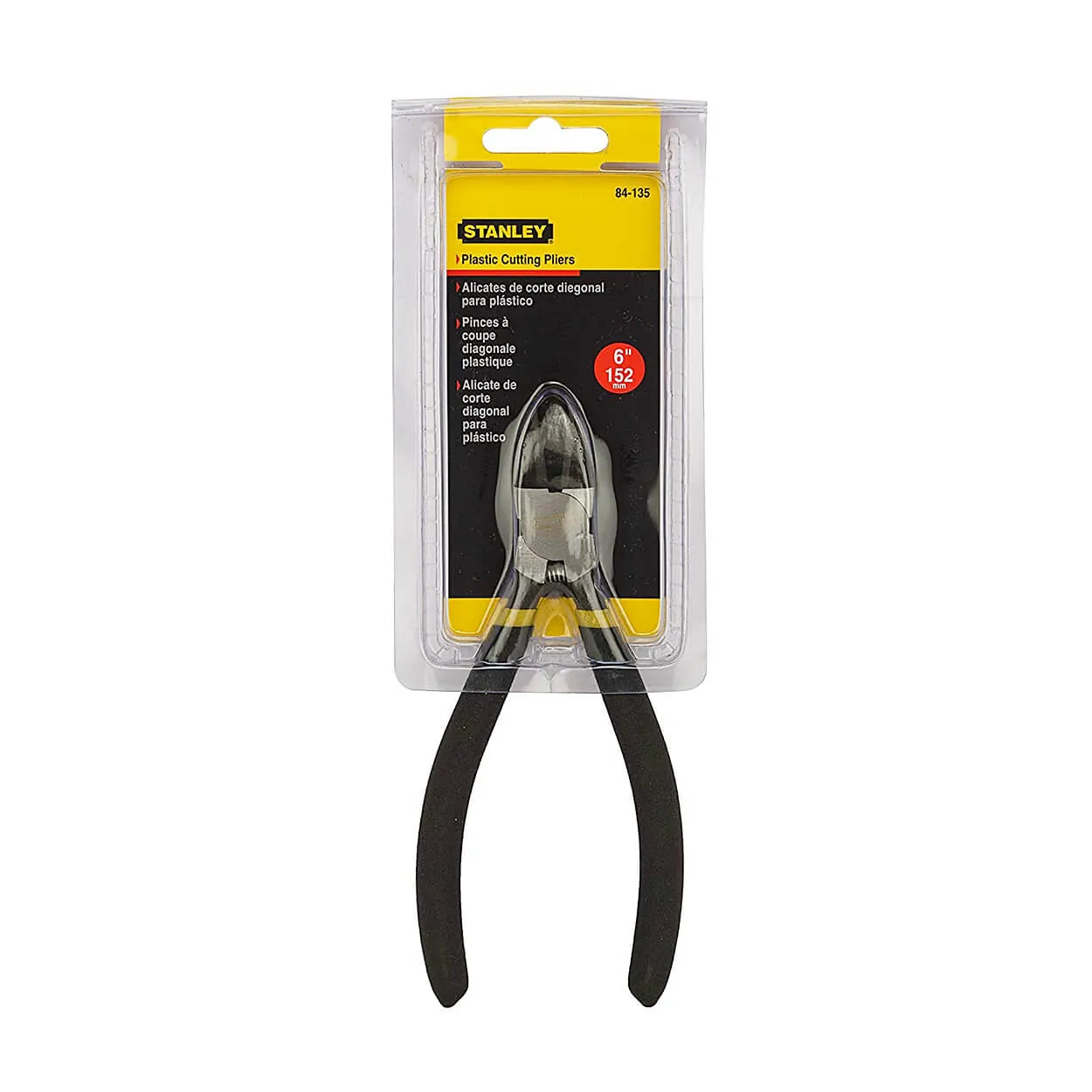 Stanley 6 inch / 152 mm Plastic Nipper Pliers, 84-135-1-23