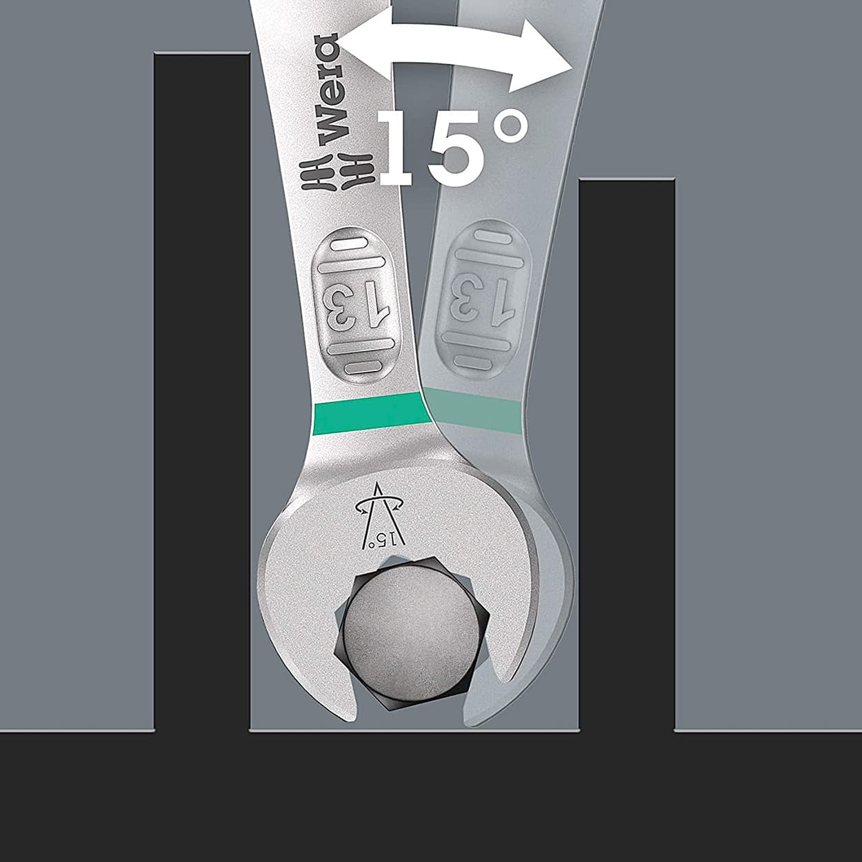 Wera 6003 Joker 5 Imperial Set 1 Combination Wrench Imperial, 05020240001