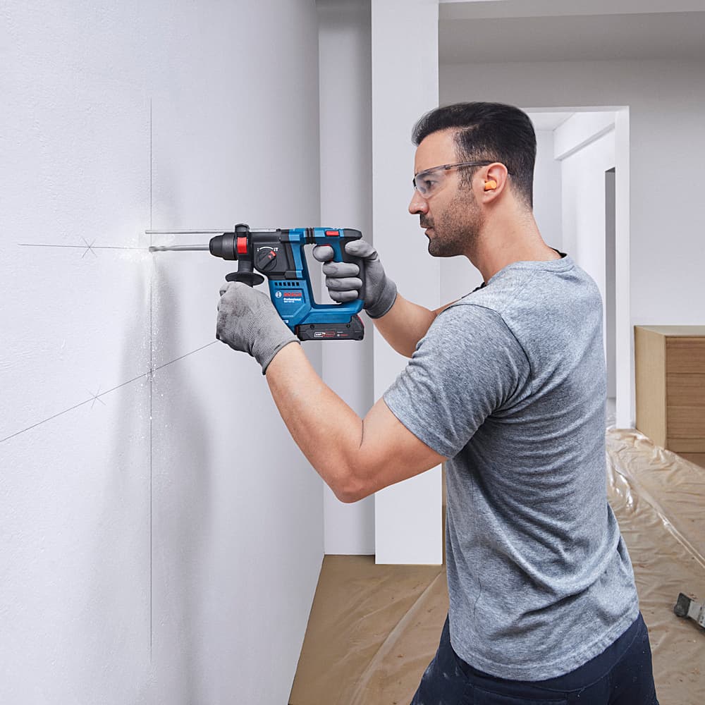 Bosch 18V Professional Cordless Rotary Hammer with SDS Plus (Bare Tool), GBH 18V-18